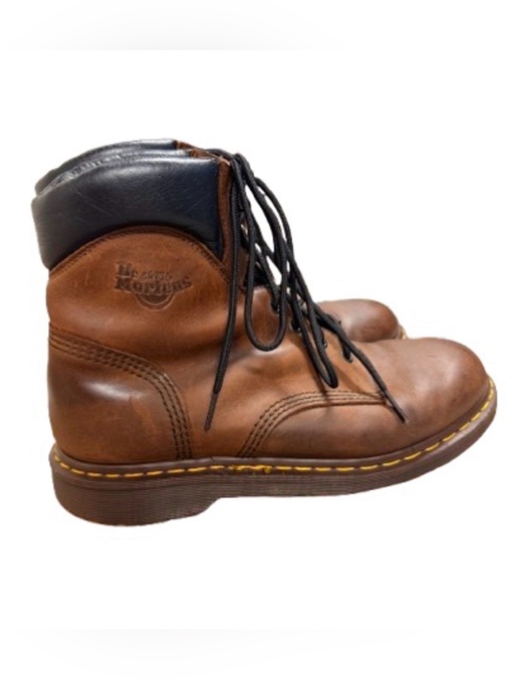 Vintage Dr. Martens Made in England Brown Leather 8 Eye Boots Men’s 11